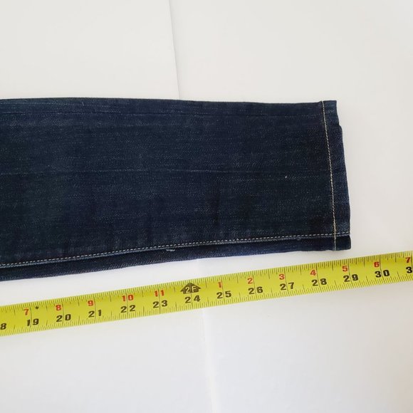 Fidelity Jeans Scoop Slim Straight Leg Dark Blue Classic 26 - Picture 12 of 12